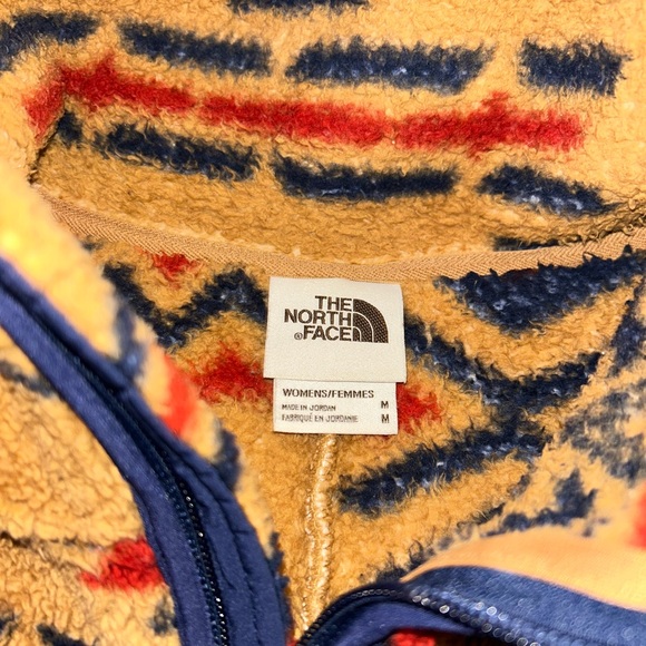 The North Face Jacket Women’s Medium Campshire Cedar Brown California GEO Aztec - Picture 4 of 4